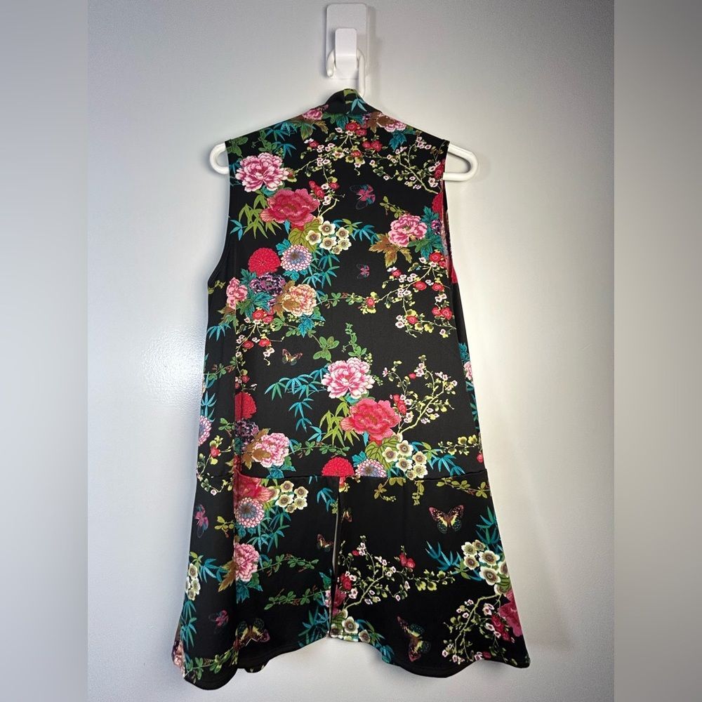 Antthony Floral Black Cardigan /Kimono - Picture 3 of 4